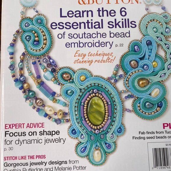 Bead & Button Magazine Jewelry Crafting Book u June 2012 Issue 109 - Picture 3 of 8